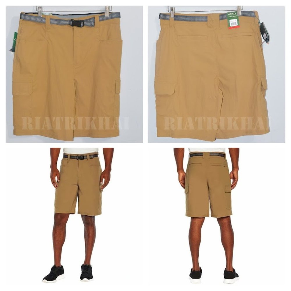 Men's Cargo‎ Shorts Orvis in TAN